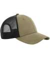 BB644R B644R Beechfield Technical Mesh Trucker Cap Desert Sand / Black colour image